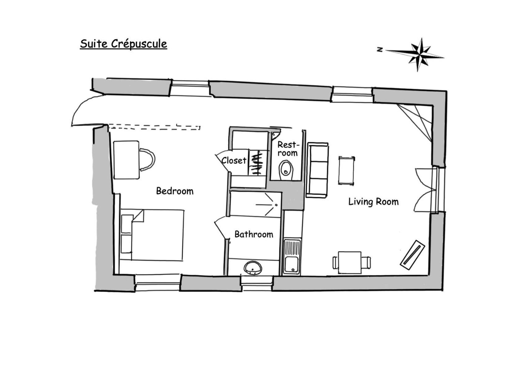 Mastignac Chambre D'Hote Valréas Exterior foto